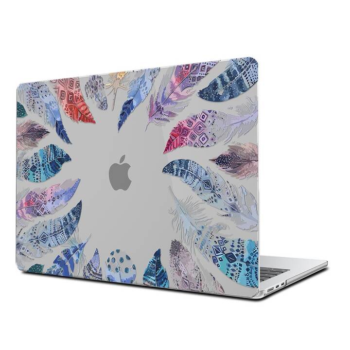 EG Coque rigide (Macbook Air 15" M2 2023, Plume, Bleu)