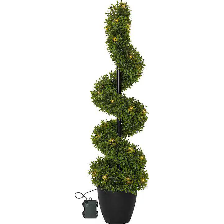 STAR TRADING Buxbom Arbre de Noël avec LED (90 cm)