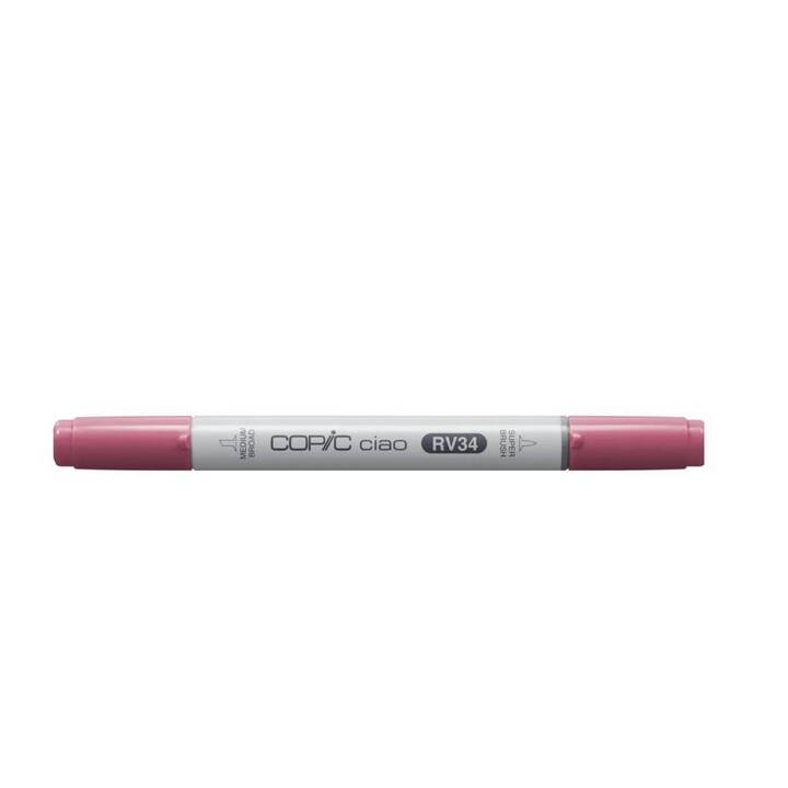 COPIC Marcatori di grafico Ciao RV34 Dark Pink (Pink, 1 pezzo)