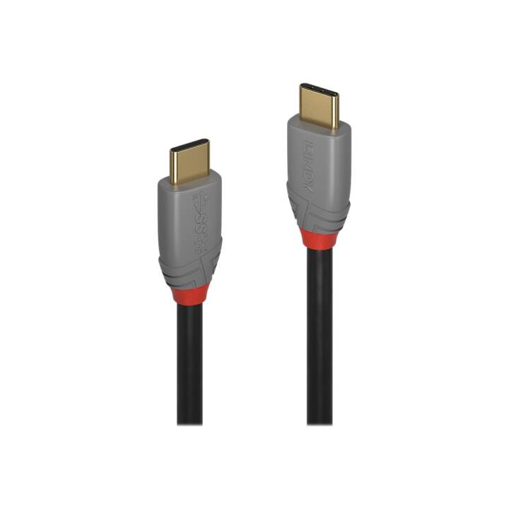 LINDY Câble USB (24-pôles, USB de type C, 1 m)