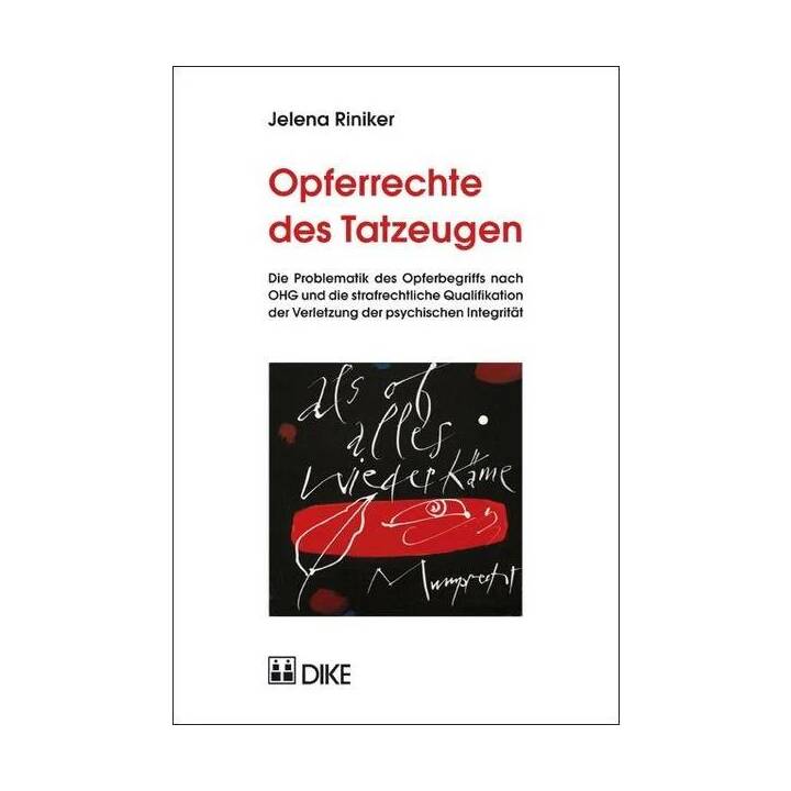 Opferrechte des Tatzeugen