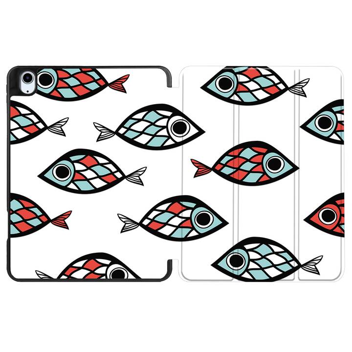 EG coque pour iPad Air 10.9" (2022) 5e génération - multicolore - poisson