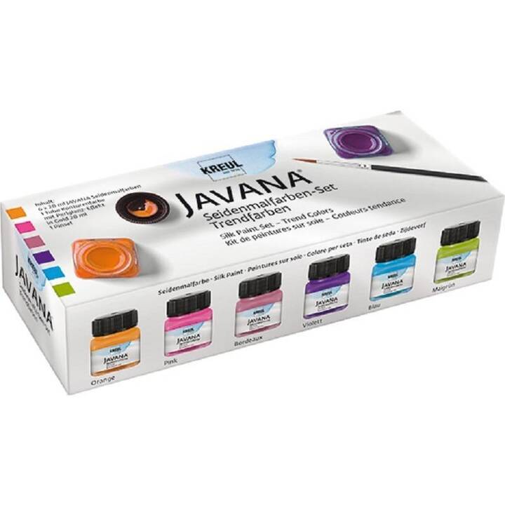 C. KREUL Colore tessile Javana Set (6 x 20 ml, Multicolore)
