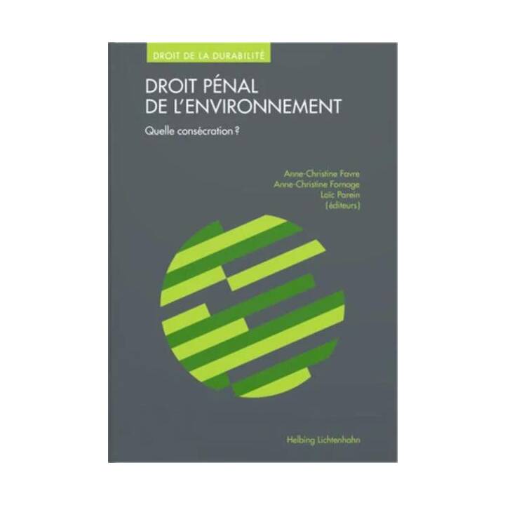 Droit pénal de l'environnement