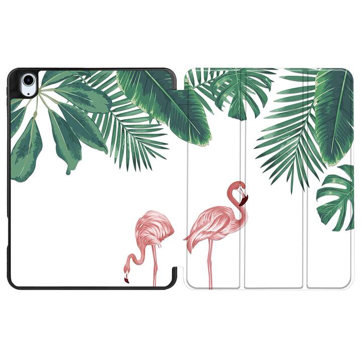 EG coque pour iPad Air 10.9" (2022) 5e génération - vert - flamant rose