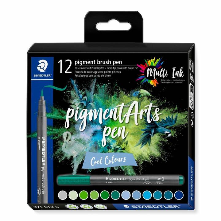 STAEDTLER 371C12-6 Traceur fin (Multicolore, 12 pièce)