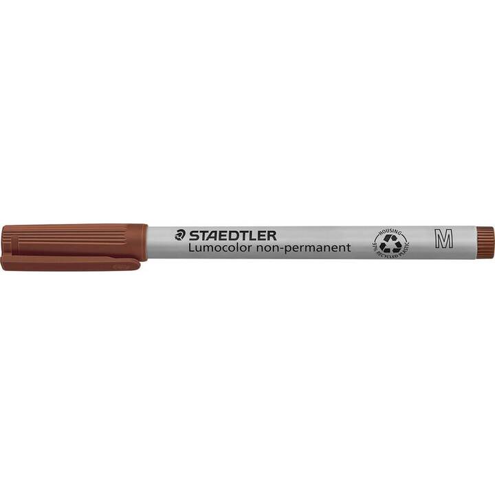 STAEDTLER Folienschreiber Lumocolor 315 M (Braun, 1 Stück)