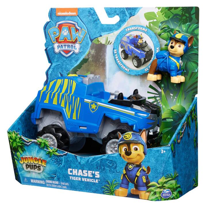 SPINMASTER Paw Patrol Jungle Pups Vehicle Chase Ensemble de véhicule pour jouer