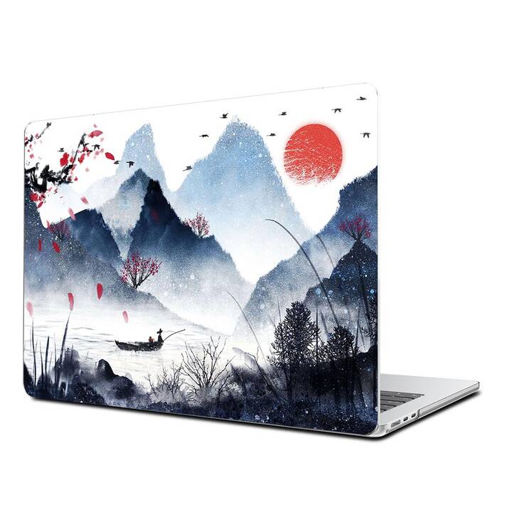 EG Coque rigide (MacBook Air 13" M3 2024, Art, Bleu)