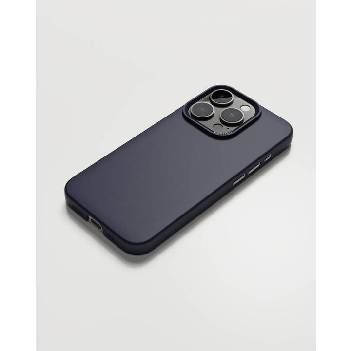 NUDIENT Backcover Thin (iPhone 15 Pro, Blu)