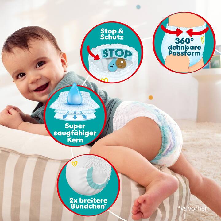 PAMPERS Baby-Dry Pants X-Large T. 6 (138 pièce)