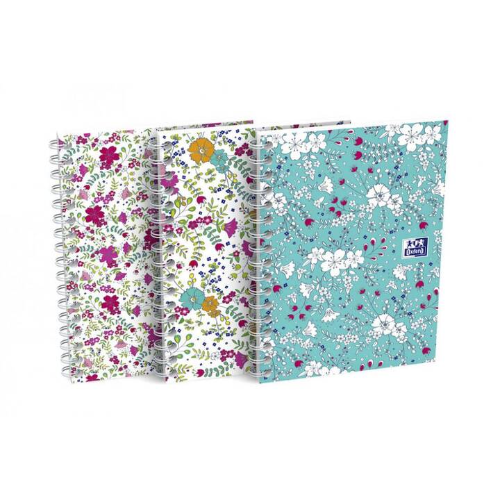 OXFORD Carnets ForMe Floral (A6, Carreaux)