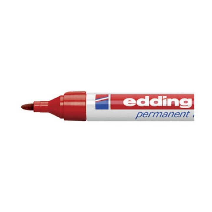 EDDING Permanent Marker 3000BLI-2 (Rot, 1 Stück)