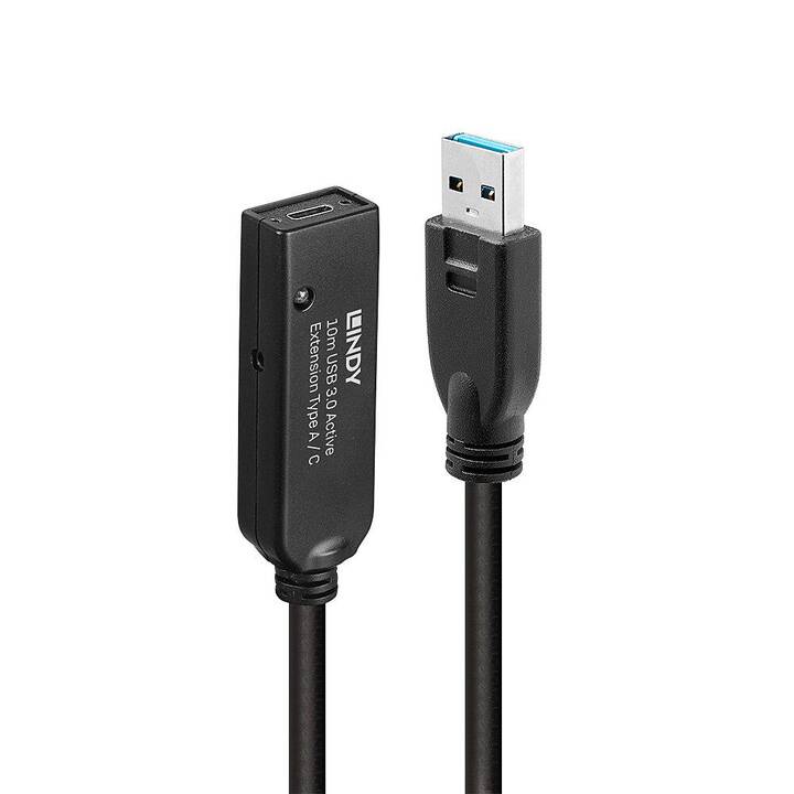 LINDY Cavo USB (USB di tipo A, USB di tipo C, 10 m)