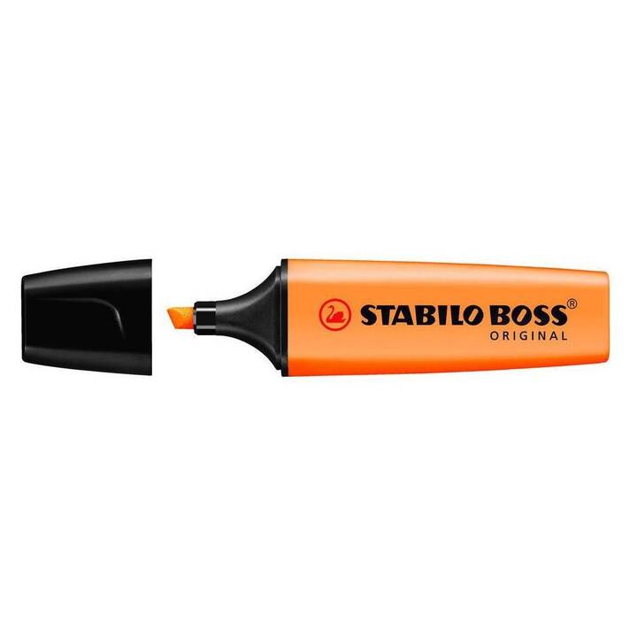 STABILO Surligneur Boss Original (Mauve, Rose, Jaune, Orange, Vert, Rouge, Bleu, Turquoise, 8 pièce)