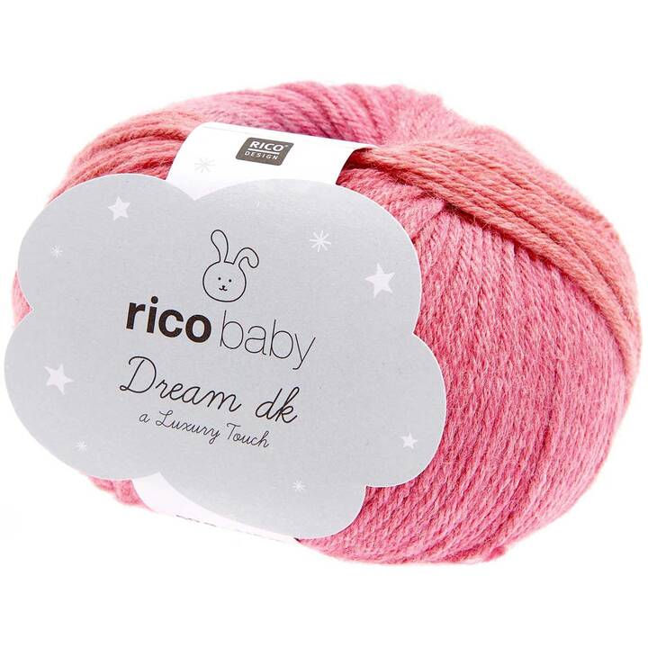 RICO DESIGN Wolle Baby Dream (50 g, Rot, Mehrfarbig)
