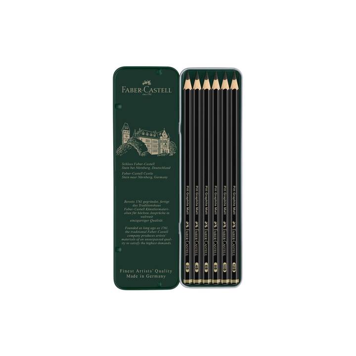 FABER-CASTELL Crayon (6B, 8B, 4B, 10B, 12B, 2B)