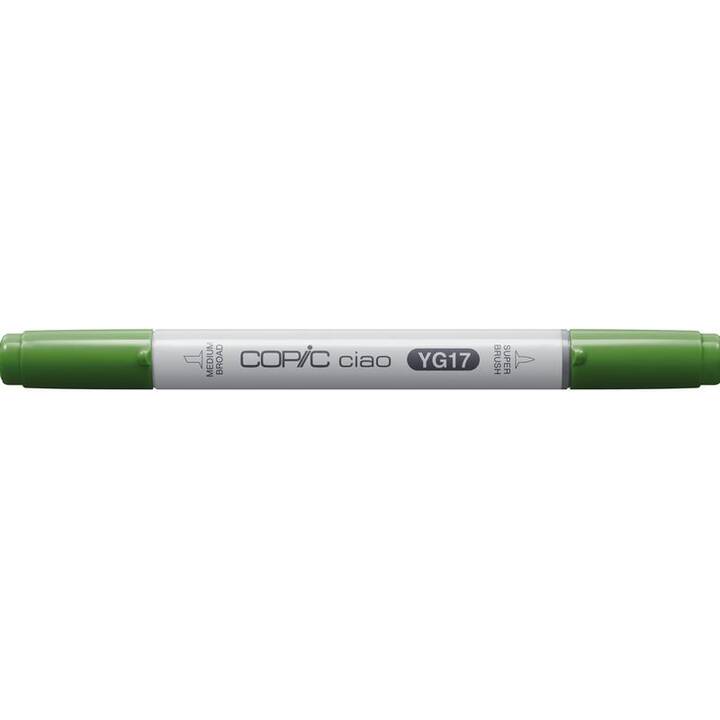 COPIC Marqueur de graphique Ciao YG17 Grass Green (Vert, 1 pièce)