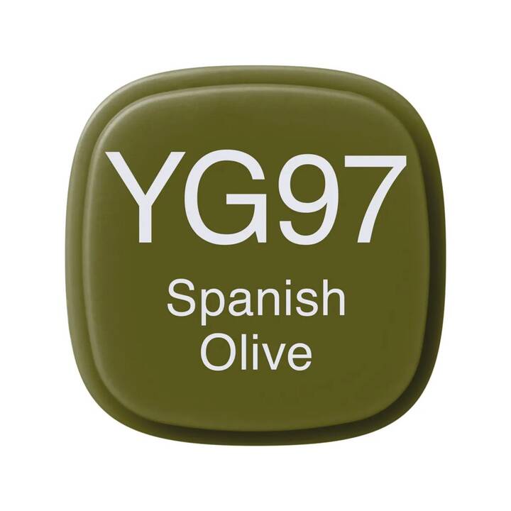 COPIC Marqueur de graphique Classic YG97 Spanish Olive (Vert olive, 1 pièce)