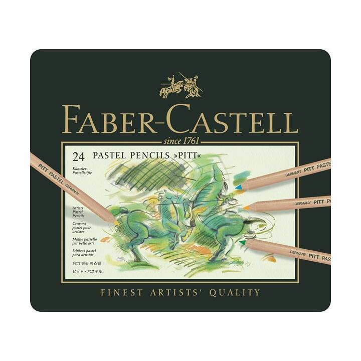 FABER-CASTELL Crayons de couleur (Multicolore, 24 pièce)