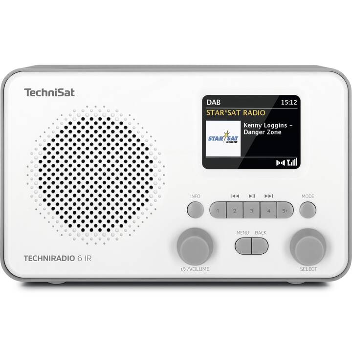 TECHNISAT Techniradio 6 IR Radios numériques (Gris, Blanc)