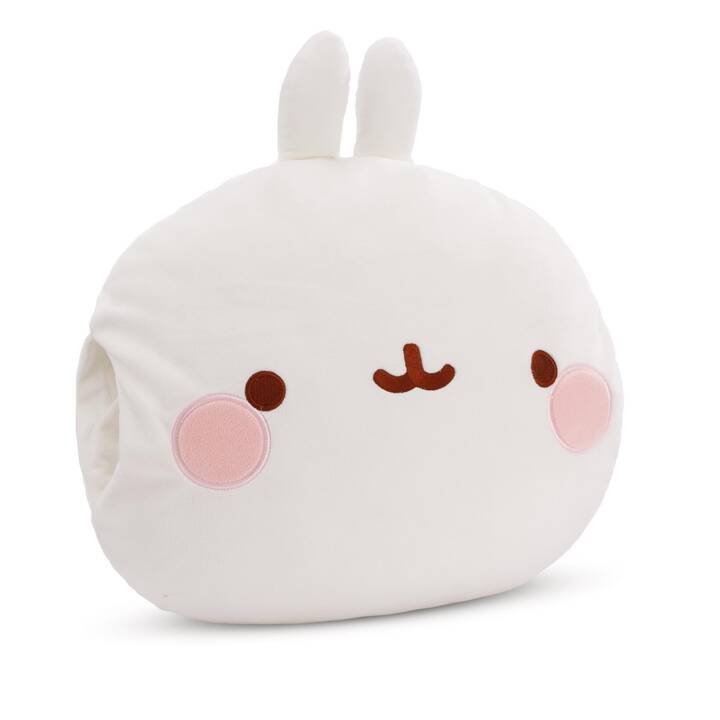 NICI Cuscino decorazione Molang (Coniglio, 10 cm x 33 cm)