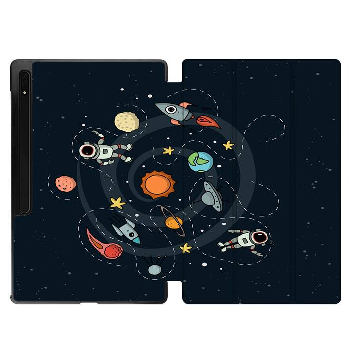 EG Hülle für Samsung Galaxy Tab S8 Ultra 14.6" (2022) - Bunt - Universum