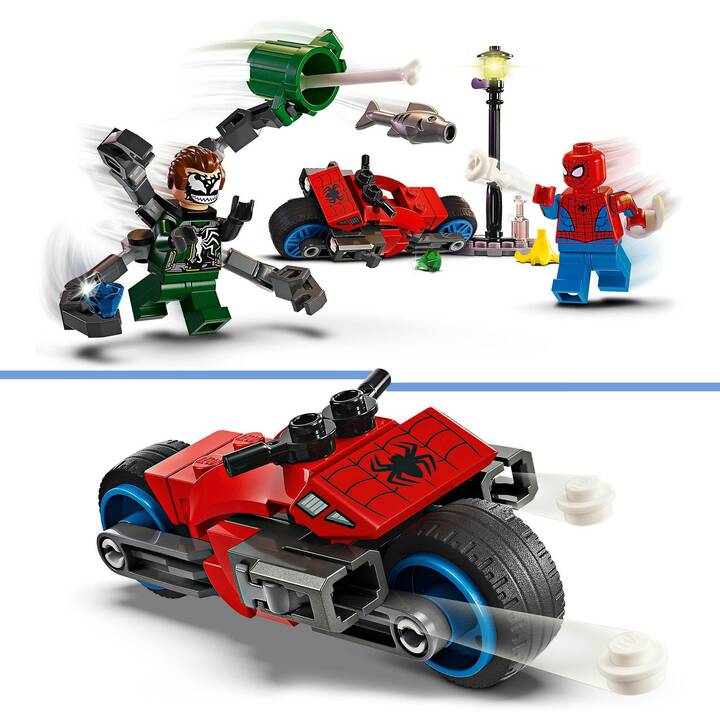 LEGO Marvel Super Heroes Motorrad-Verfolgungsjagd: Spider-Man vs. Doc Ock (76275)
