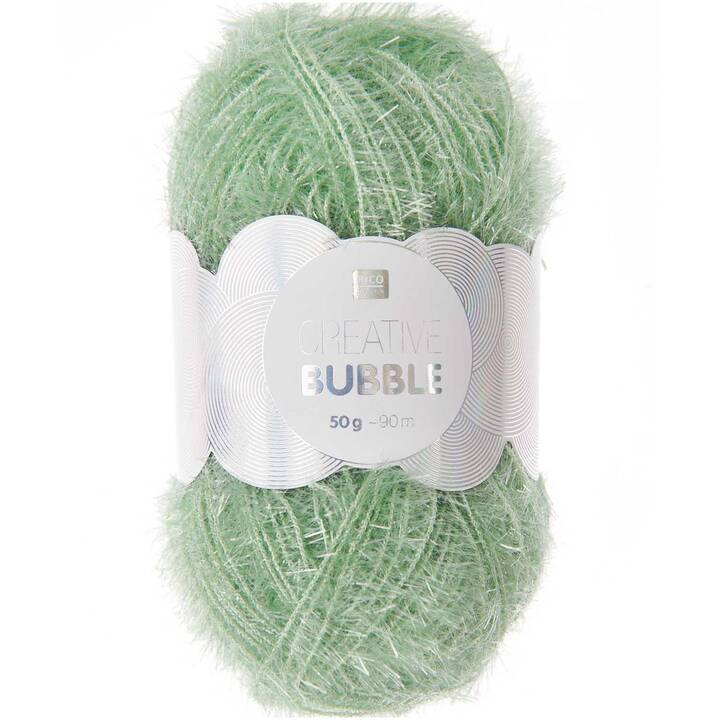 RICO DESIGN Wolle Creative Bubble (50 g, Hellgrün, Grün)
