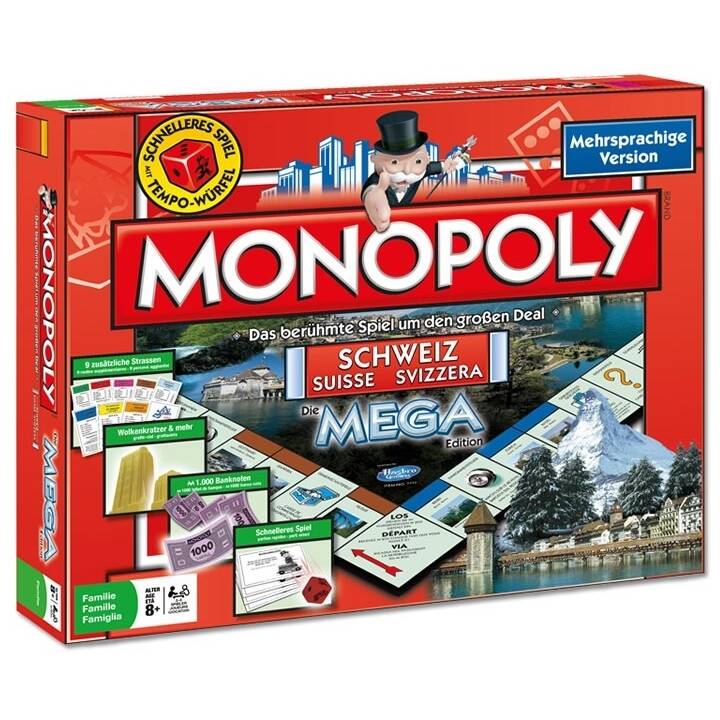 UNIQUE-GAMING PARTNERS MEGA Monopoly Schweiz (DE)