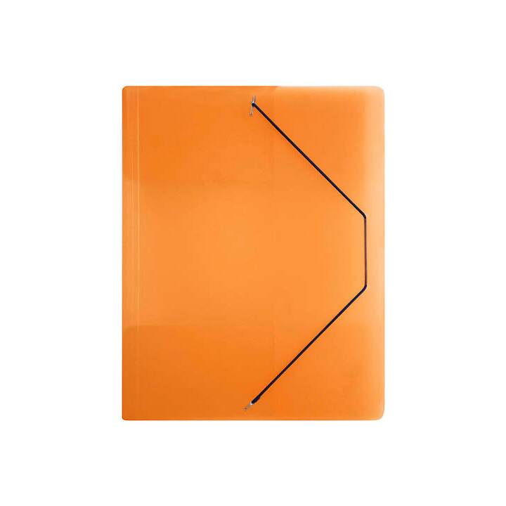 BÜROLINE Cartellina con elastico (Arancione, A4, 1 pezzo)