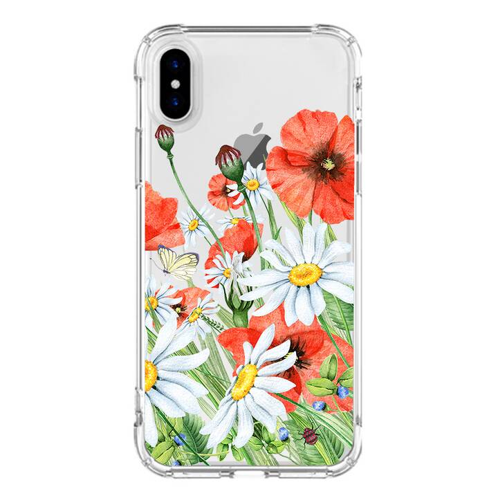 EG MTT Housse pour iPhone XS Max 6.5" 2018 - Fleur