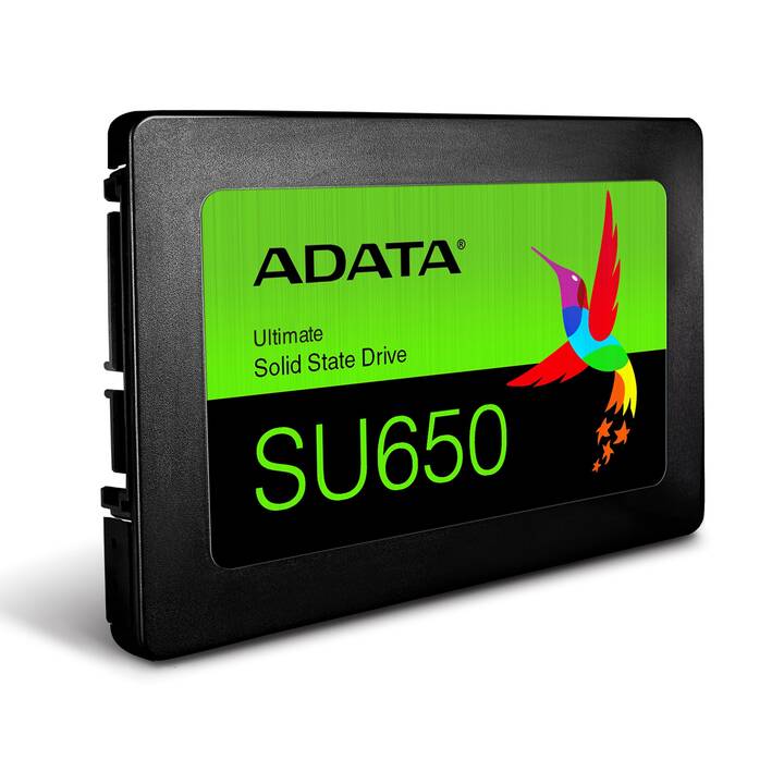 ADATA Ultimate SU650 (eSATA, 256 GB, Schwarz)