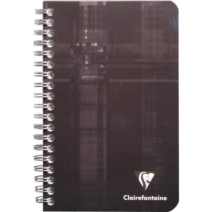 CLAIREFONTAINE Notizbuch (11 cm x 17 cm, Kariert)