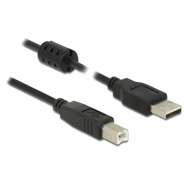 DELOCK Câble USB (USB 2.0 Type-B, USB 2.0 Type-A, 1 m)