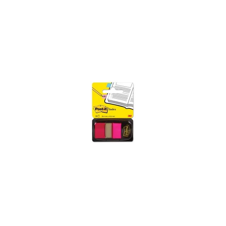 POST-IT Notes autocollantes Index Tabs (50 feuille, Pink)