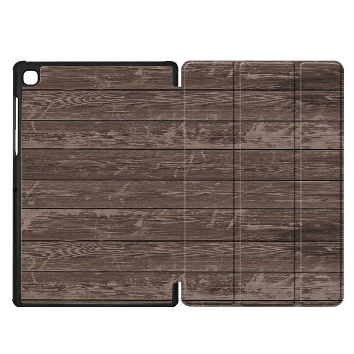 EG coque pour Samsung Galaxy Tab A7 Lite 8.7" (2021) - marron - bois