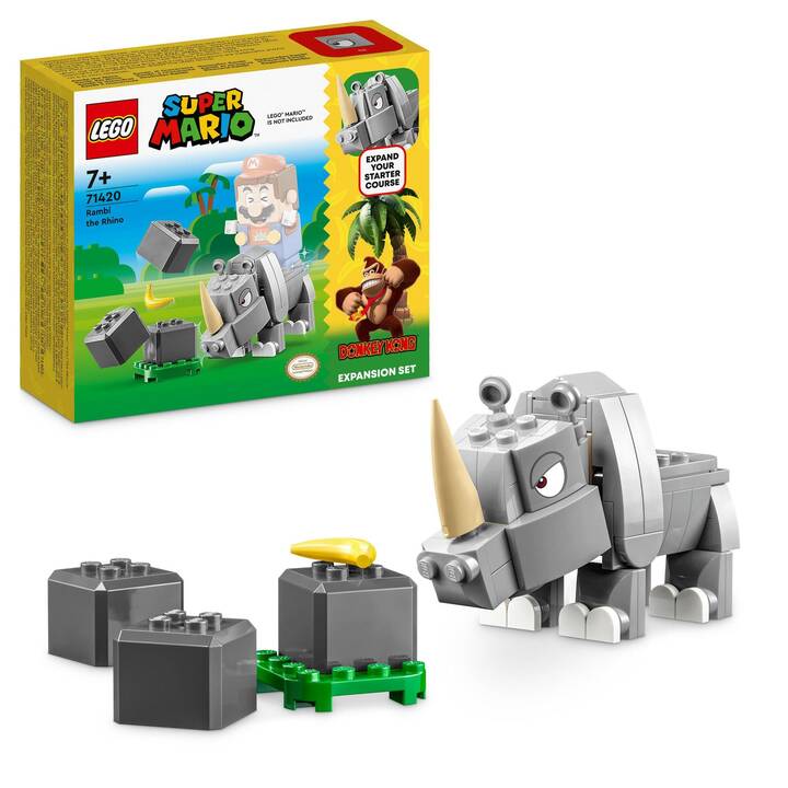 LEGO Super Mario Ensemble d'extension Rambi le rhinocéros (71420)