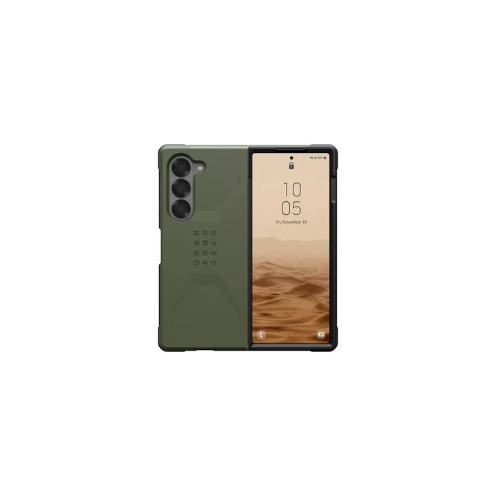 URBAN ARMOR GEAR Backcover Civilian (Galaxy Z Fold 6, Nero, Verde)