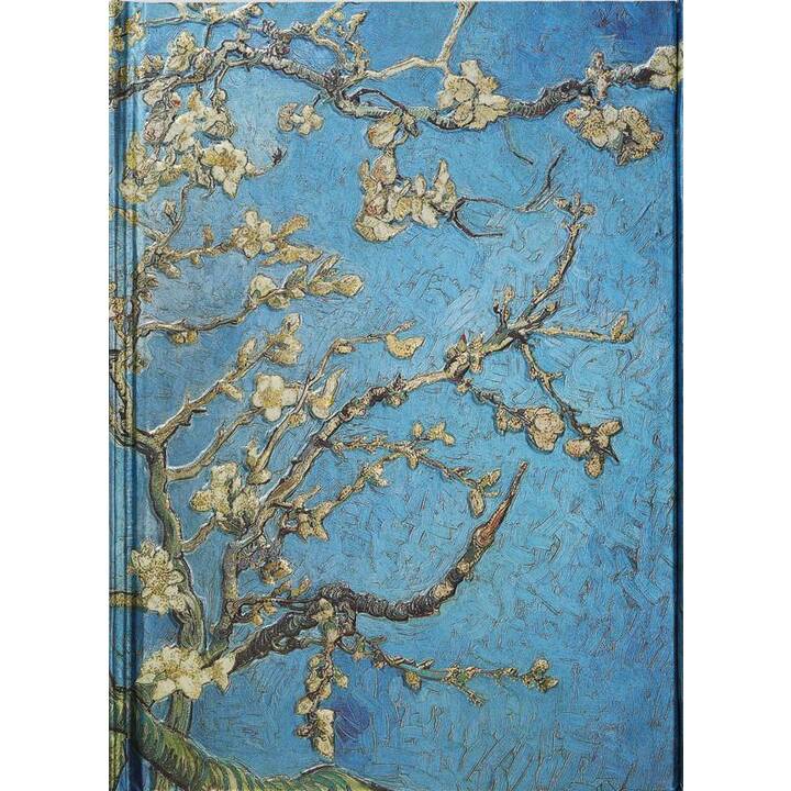FLAME TREE Notizbuch Almond Blossom Vincent Van Gogh (A5, Liniert)
