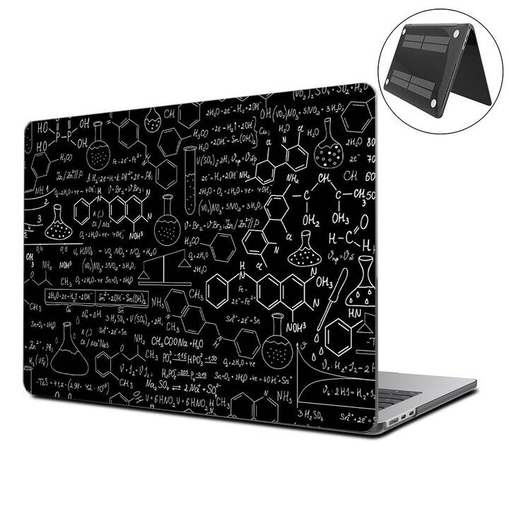 EG Hardcase (MacBook Air 13" M3 2024, Wissenschaft, Schwarz)