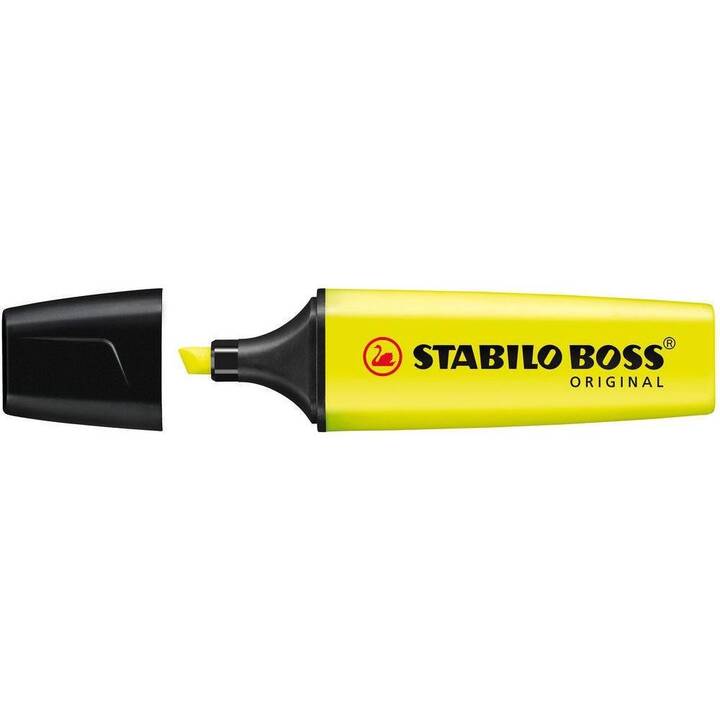 STABILO Textmarker Boss Original (Gelb, 10 Stück)