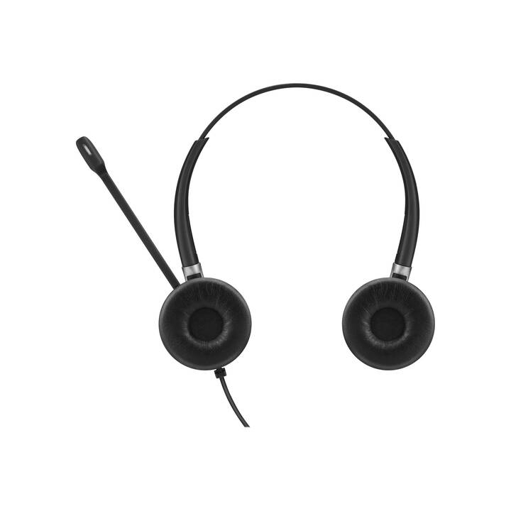 SENNHEISER Office Headset Impact SC 665 (On-Ear, Kabel, Silber, Schwarz)