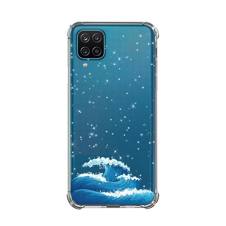 EG Backcover (Galaxy A12, Mer, Transparent)