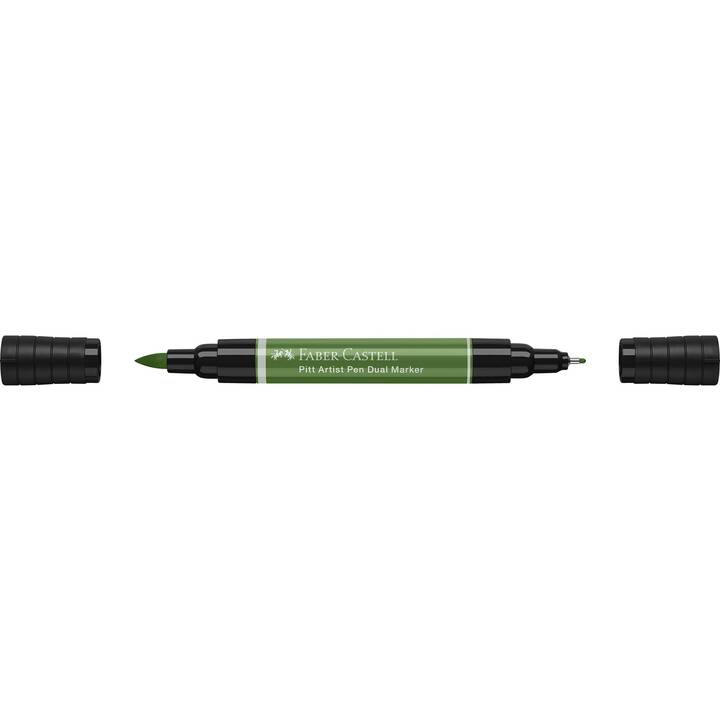 FABER-CASTELL Marcatore creativo (Verde, 5 pezzo)