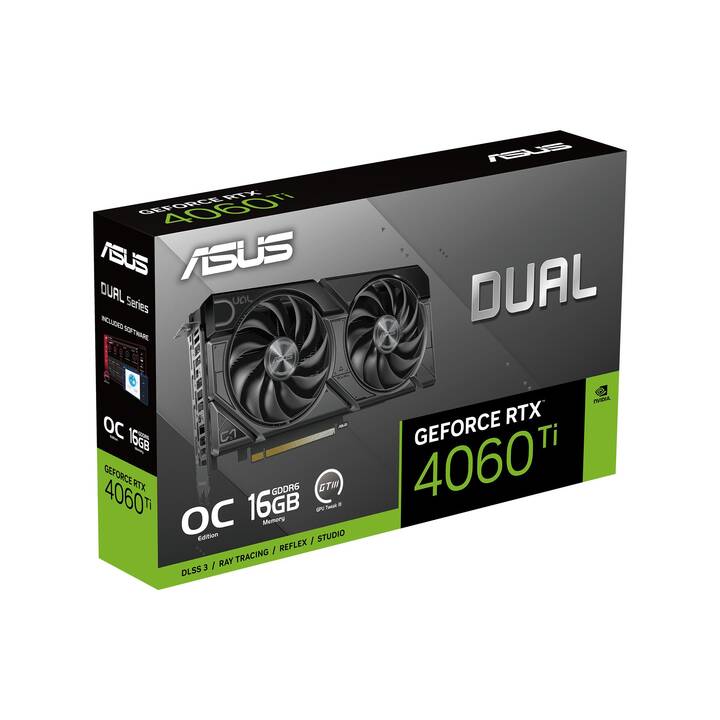 ASUS Dual EVO OC Edition Nvidia GeForce RTX 4060 Ti (16 Go)