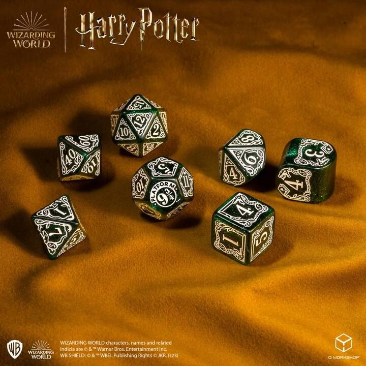 Q WORKSHOP Harry Potter Slytherin Modern Würfel-Set (7 Teile)