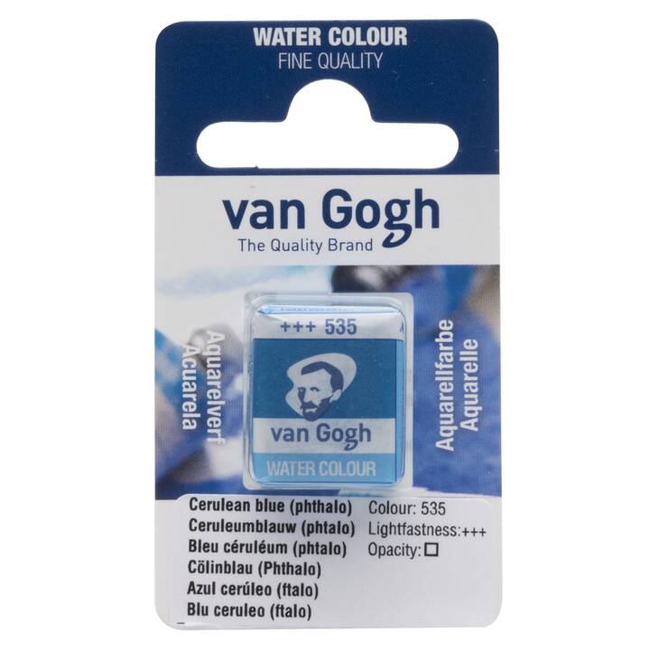 VAN GOGH Aquarellfarbe 535 (10 ml, Silber, Hellblau, Blau)