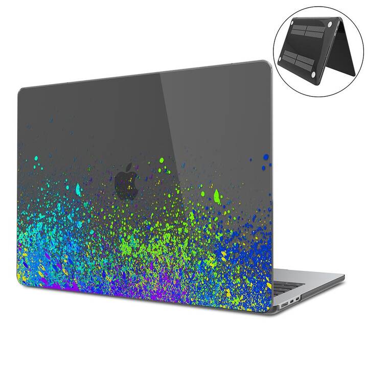 EG Coque rigide (MacBook Air 13" M2 2022, Art, Transparent, Noir)