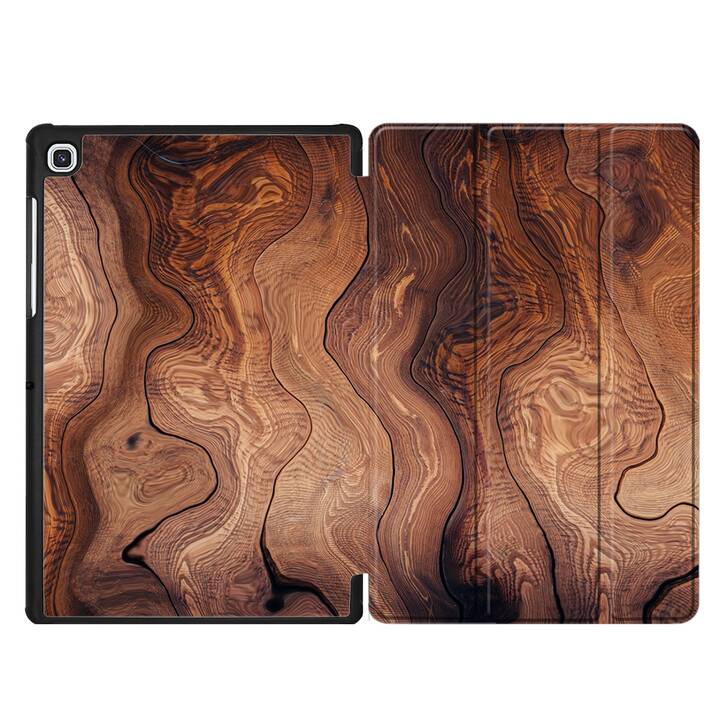 EG MTT Housse pour Samsung Galaxy Tab S5e 10.5" 2019 - grain de bois